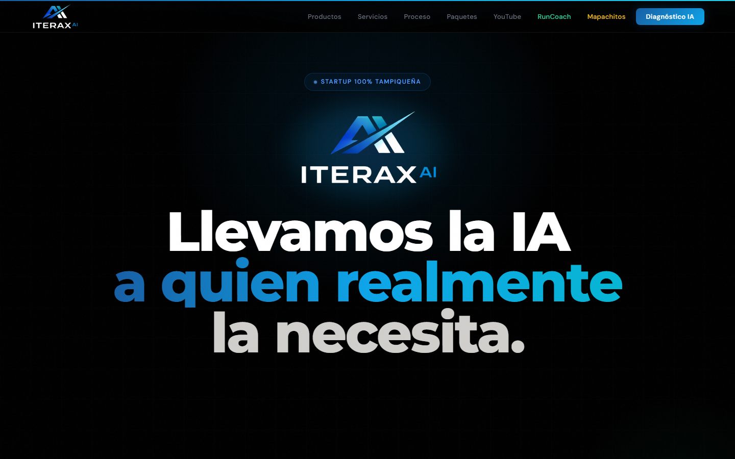 Sitio web de IterAX AI